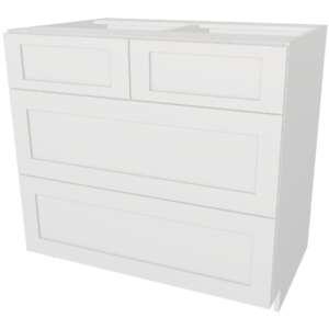 Base Cabinet, 2-2 Drawer Bank